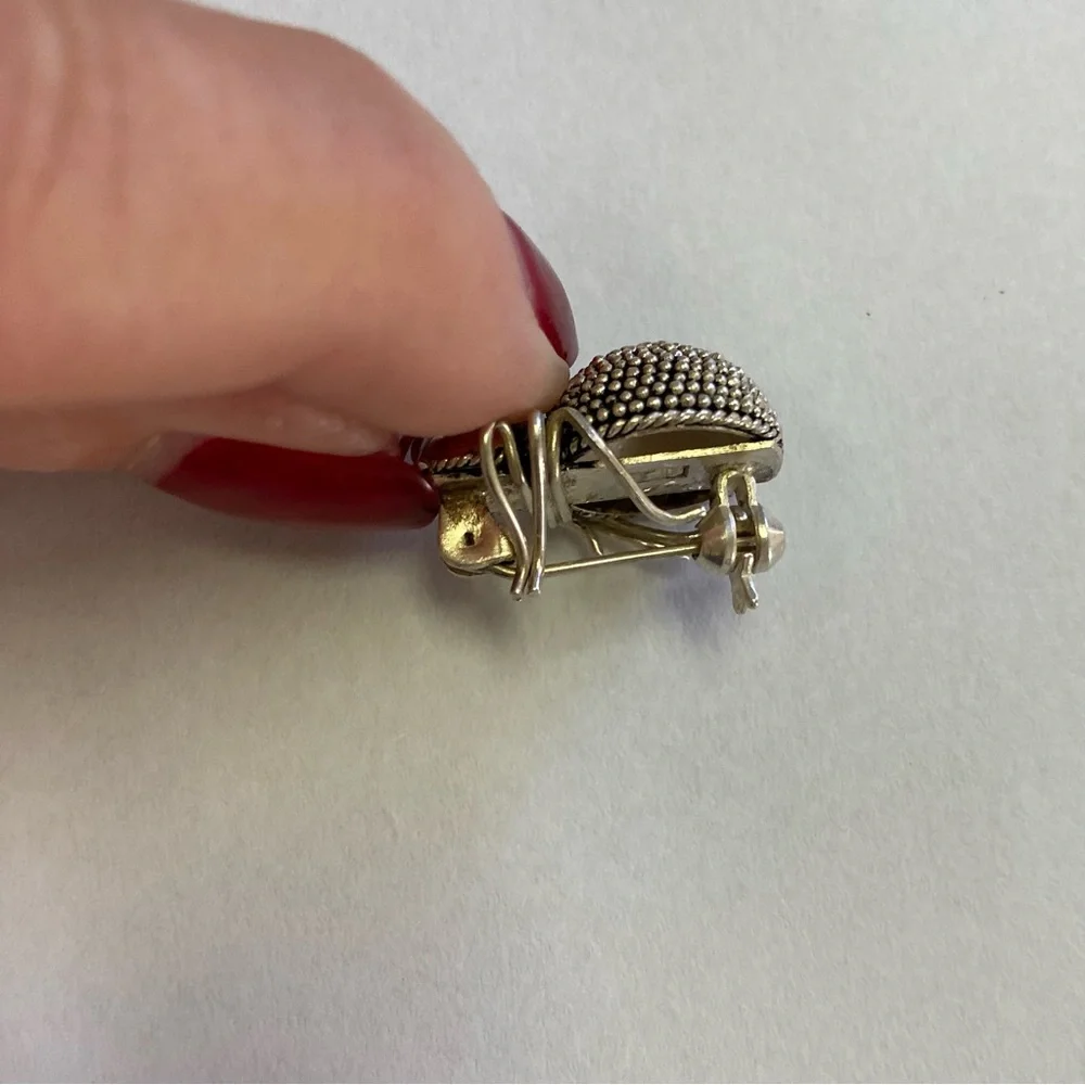 BROOCH PIN 925 STERLING SILVER LITTLE PUFFY BUG 4.2g